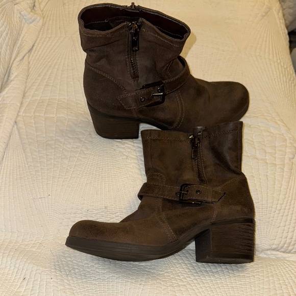 Carlos by Carlos Santana Shoes - Carlos Rolla Brown Ankle Boots 👢 9